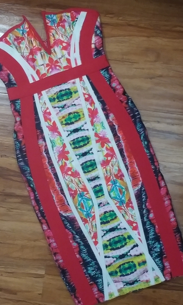 Bandage midi dress